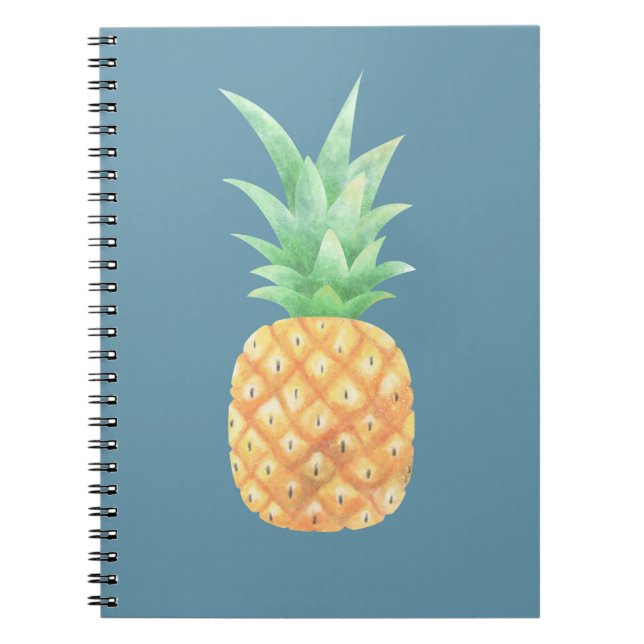 Minimalistisk Golden Pineapple Anteckningsbok (Framsidan)