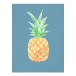 Minimalistisk Golden Pineapple Fototryck
