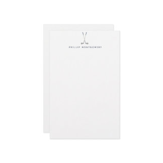 Minimalistisk Golf Klubbs-Personlig Brevpapper