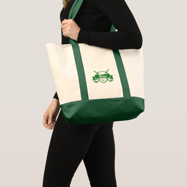Minimalistisk Golf Tote Bag - Personlig Stil Tygkasse (Framsida (produkt))