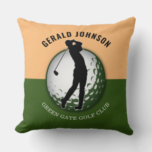Minimalistisk Golfer-design för elegant Kudde
