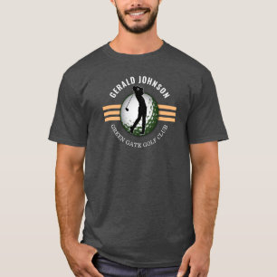 Minimalistisk Golfer-design för elegant T Shirt