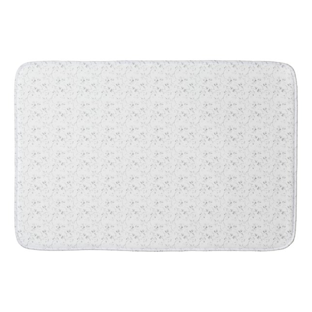 Minimalistisk grå baddrögslapp | Lyxig spa-badrum Badrumsmatta (Framsidan)