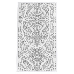 Minimalistisk grå blommönster