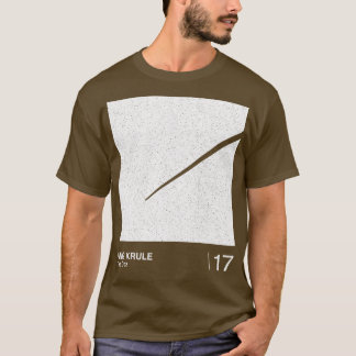 Minimalistisk grafikteckningsdesign för Kung Krule T Shirt