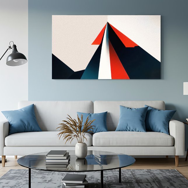 Minimalistisk grafisk design canvastryck (Skapare uppladdad)