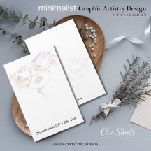 Minimalistisk grafisk formsättning brevpapper