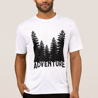 Minimalistisk grafisk svart vit gräs Äventyr T Shirt