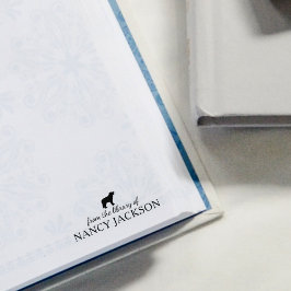 Minimalistisk Gräns-kollie Hund, från Bibliotek Stämpel