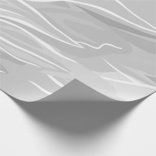 Minimalistisk Grått Marble Presentpapper