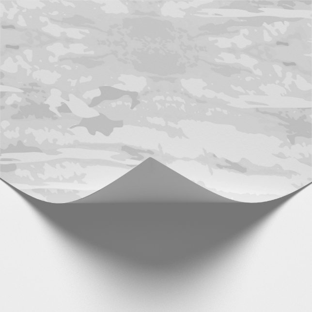 Minimalistisk Grått Marble Wrapping Papper Presentpapper (Hörn)