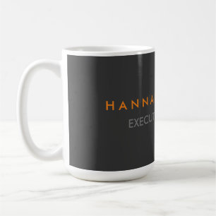 Minimalistisk Grått-Professionell Modern Kaffemugg