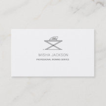 Minimalistisk Grått White-Professionell strykning