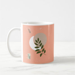 Minimalistisk greenery Art Kaffemugg