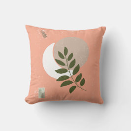 Minimalistisk greenery Art Kudde