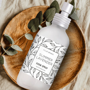 Minimalistisk Greenery Blommigt Room Spray Flaska- Fraktsedel