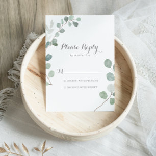 Minimalistisk Greenery Eucalyptus OSA Kort
