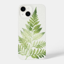Minimalistisk Grönt Fern Botanical Illustration