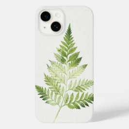 Minimalistisk Grönt Fern Botanical Illustration