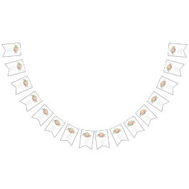 Minimalistisk Grönt Namn Bröllop Vimplar