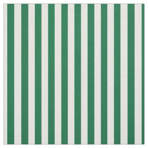 Minimalistisk Grönt och vitt Rand Tyg