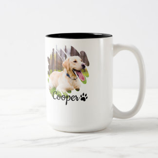 Minimalistisk Grunge-kaffemugg – Modernt coolt des Två-Tonad Mugg
