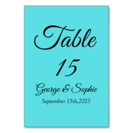 Minimalistisk Guld Bordskort för Evenemang