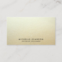 Minimalistisk Guld Ombre-utseende enkel Profession Visitkort