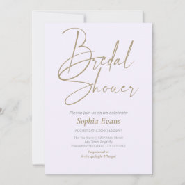 Minimalistisk guld silver magnolia bröllopsfest inbjudningar