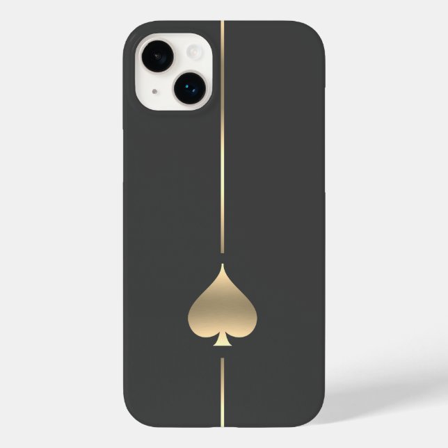 Minimalistisk Guld-symbol iphone case (Baksida)