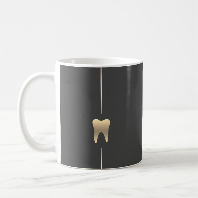 Minimalistisk Guld-tandkaffe i Mugg (Vänster)