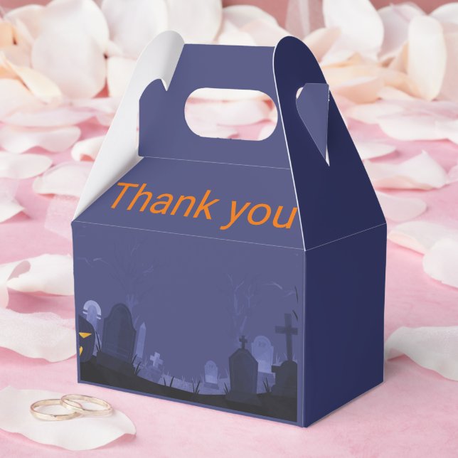 Minimalistisk halloween helgdag presentaskar (Bröllop)