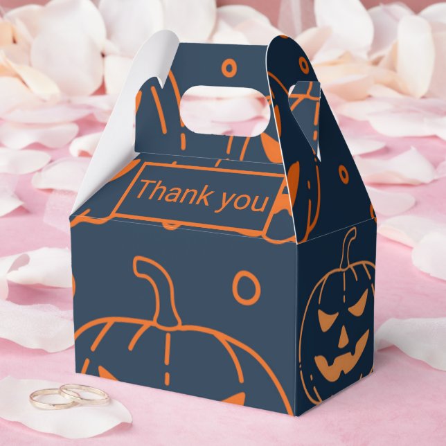 Minimalistisk halloween helgdag presentaskar (Bröllop)