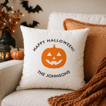 Minimalistisk Halloween-pumpa – Personlig familj