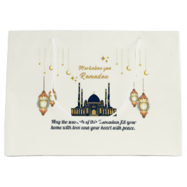 Minimalistisk halvmåne Ramadan-segnelser