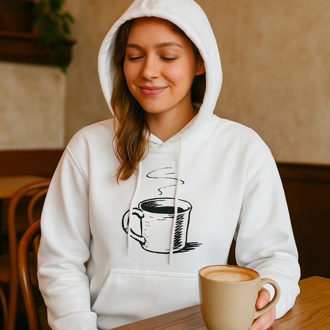 Minimalistisk hand plockade-Mugg-kaffeskalk T Shirt (Skapare uppladdad)