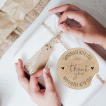 Minimalistisk Handgjord Med Kärlek