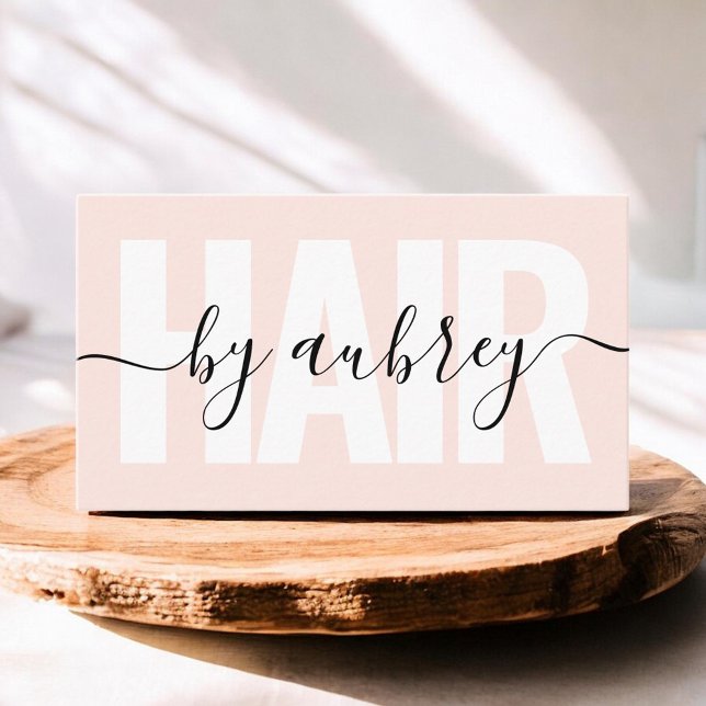 Minimalistisk handskriftsstil, kalligrafi visitkort (Skapare uppladdad)