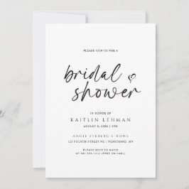 Minimalistisk hantering av modern Möhippa Inbjudningar