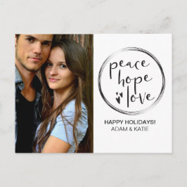 MINIMALISTISK | HELGDAG | PEACE HOPE KÄRLEK | FOTO HELG VYKORT