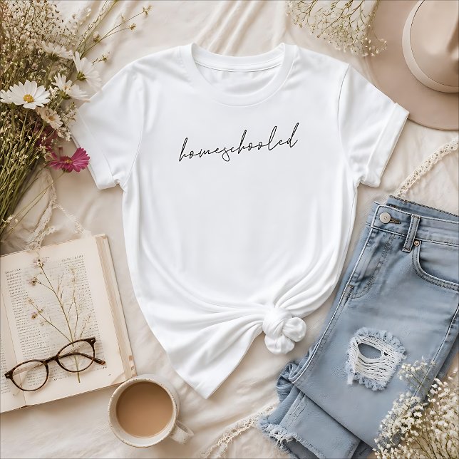 Minimalistisk Hemundervisad Elev T-Shirt (Skapare uppladdad)