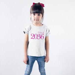 Minimalistisk het rosa skolklass t shirt
