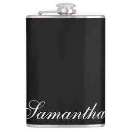 Minimalistisk Hip-kolv med svart och vit Personlig Fickplunta