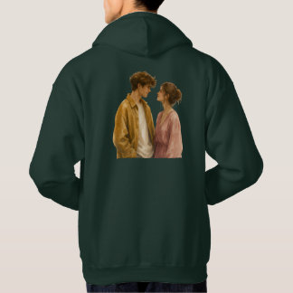 Minimalistisk hoodie för par