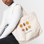 Minimalistisk höst Träd Jumbo Tygkasse<br><div class="desc">Större totebag för minsta hösten-Träd</div>