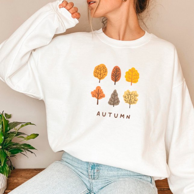 Minimalistisk höst Träd T Shirt (Skapare uppladdad)