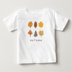 Minimalistisk höst Träd T Shirt