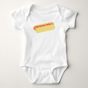 Minimalistisk Hotdog Matglad Hungrig T Shirt