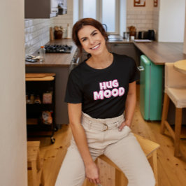 Minimalistisk Hug Mood T Shirt