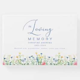 Minimalistisk i Loving Memory Funeral Gästböcker